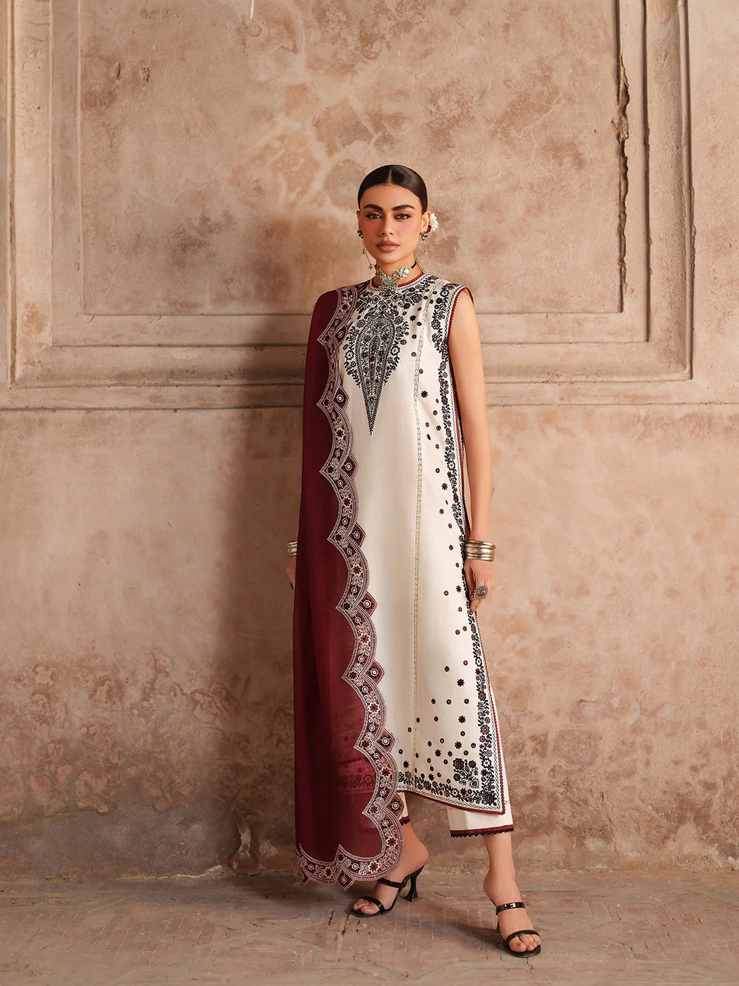 245-A | 3 PC UNSTITCHED LAWN
