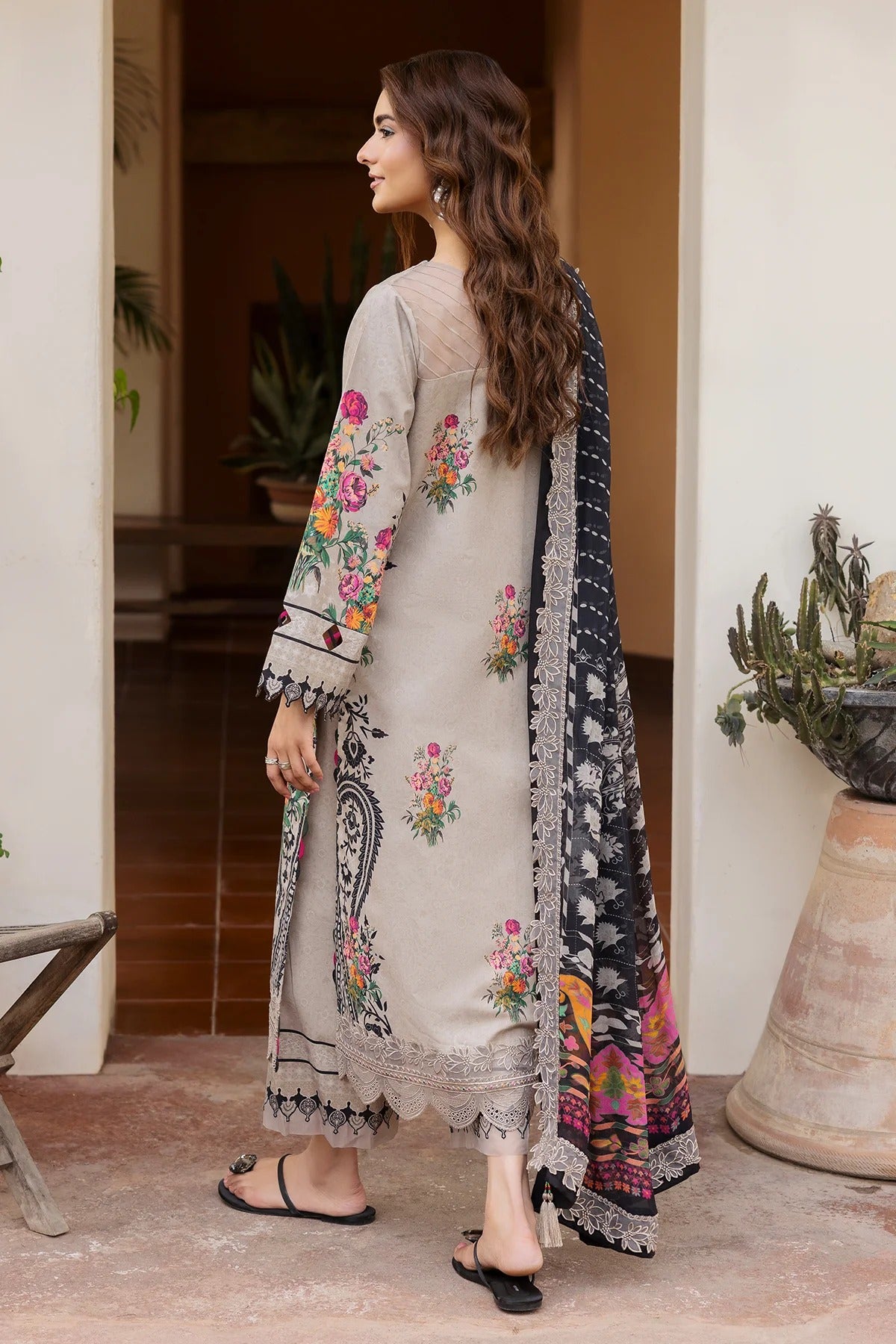 3-PC Unstitched Lawn Collection CAD6-08