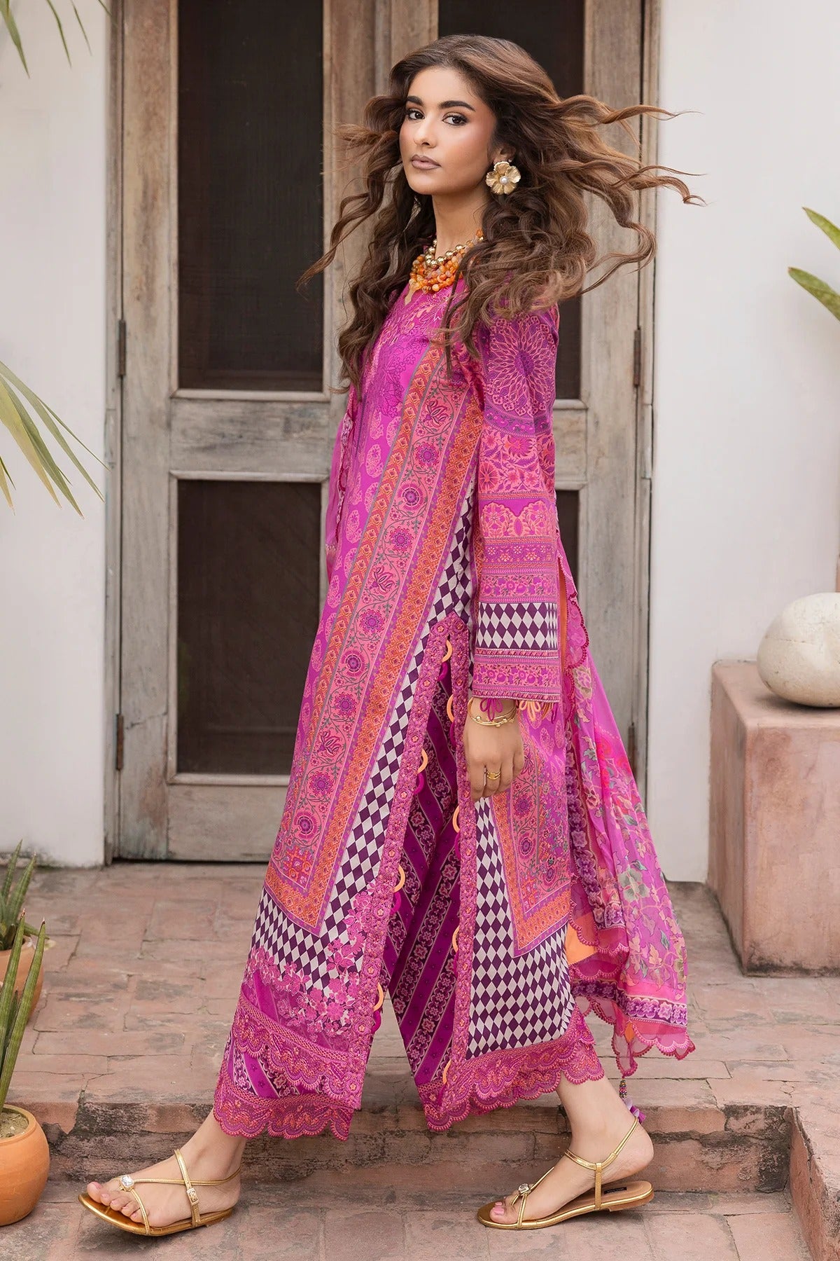 3-PC Unstitched Lawn Collection CAD6-09