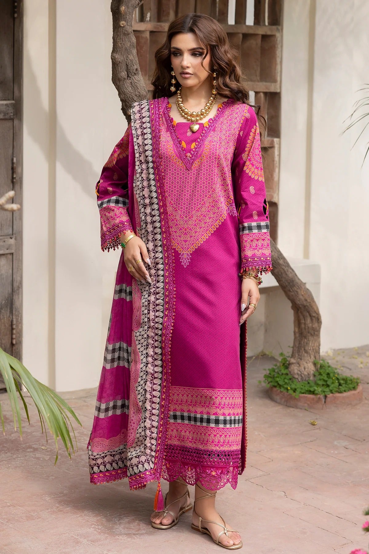 3-PC Unstitched Lawn Collection CAD6-01