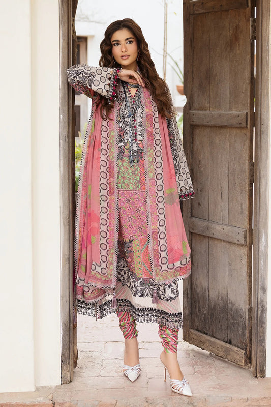 3-PC Unstitched Lawn Collection CAD6-04
