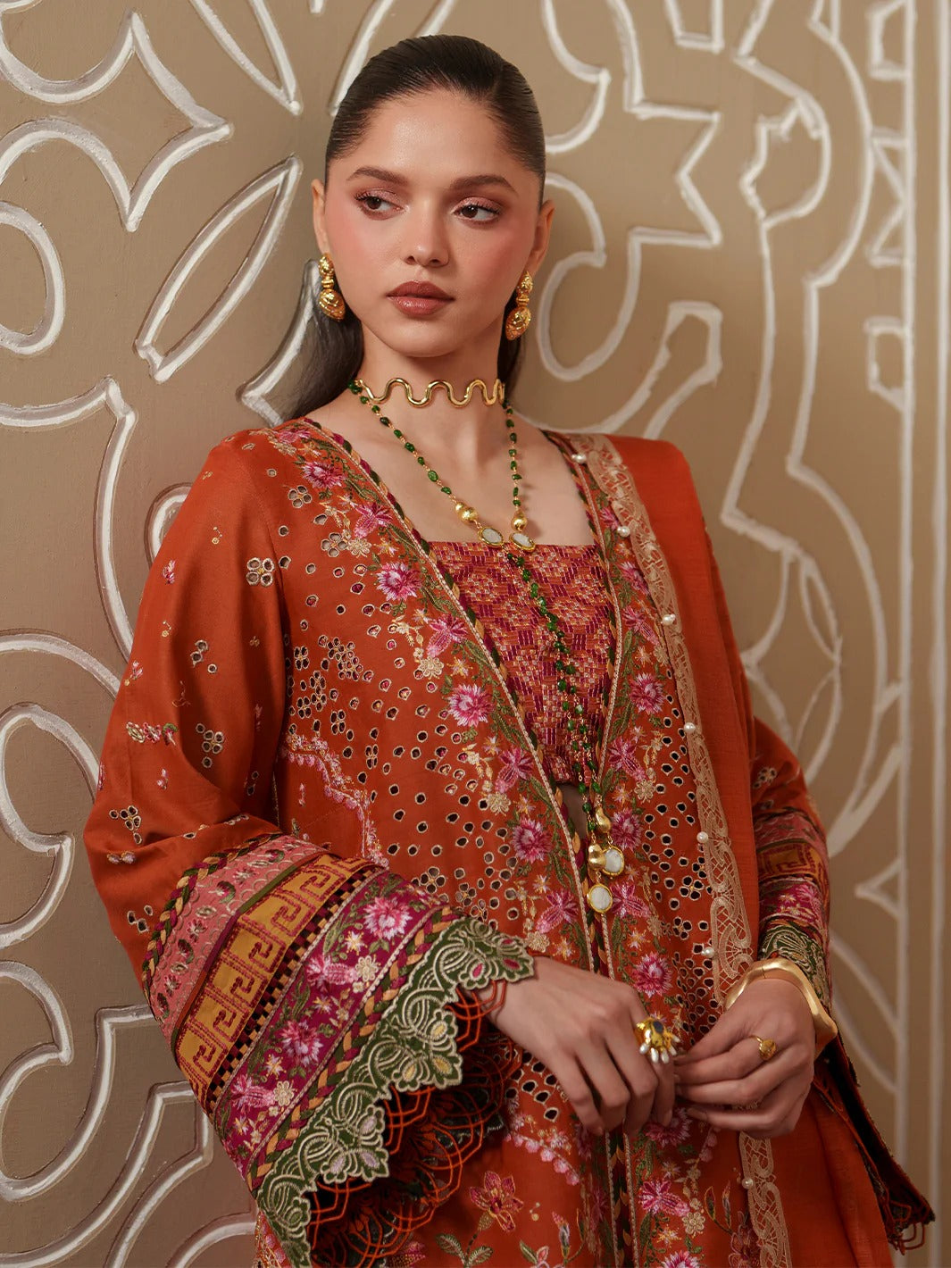 D-116-A | 3 PC Luxury Lawn