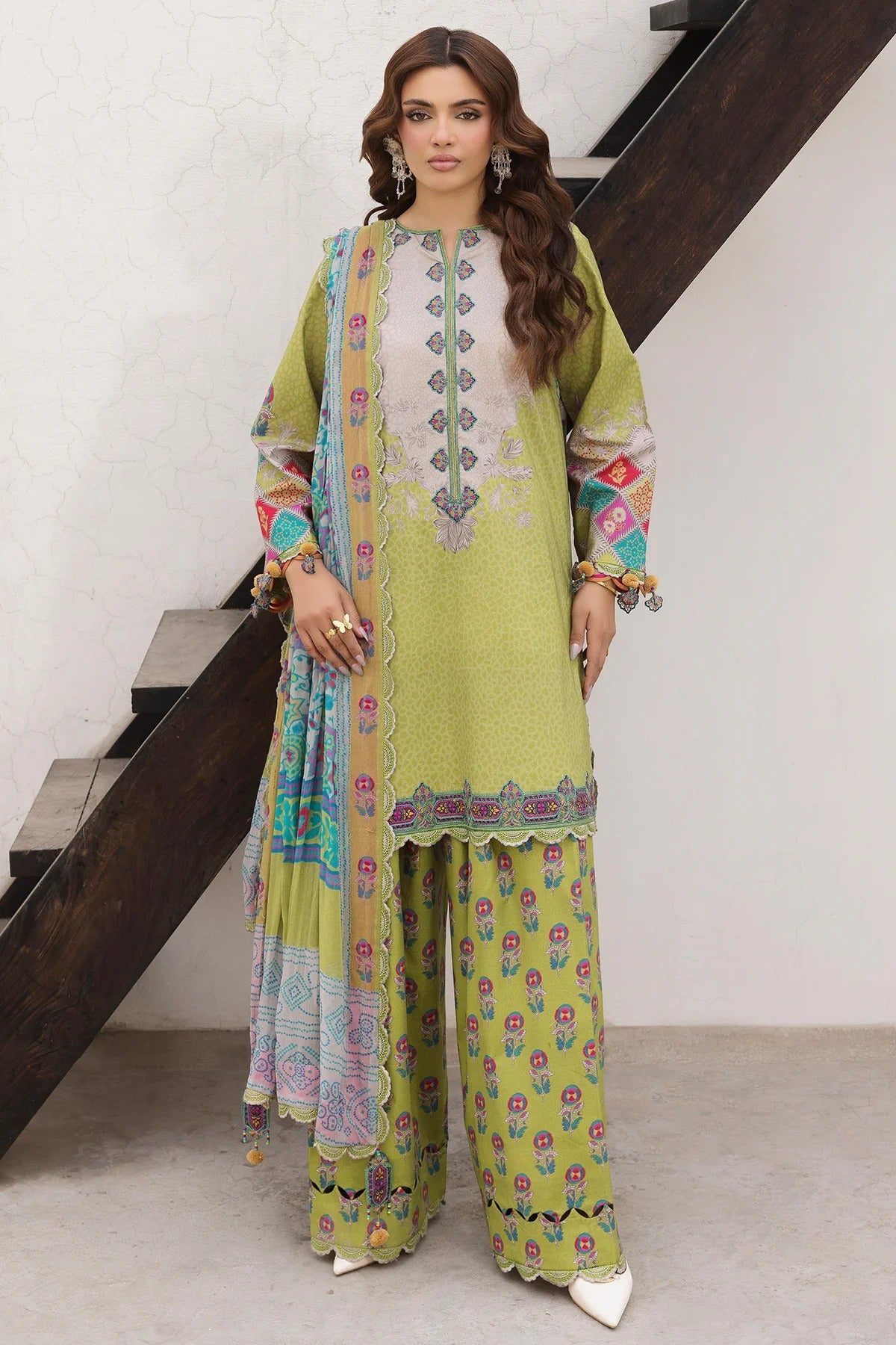 3-PC Unstitched Lawn Collection CAD6-10