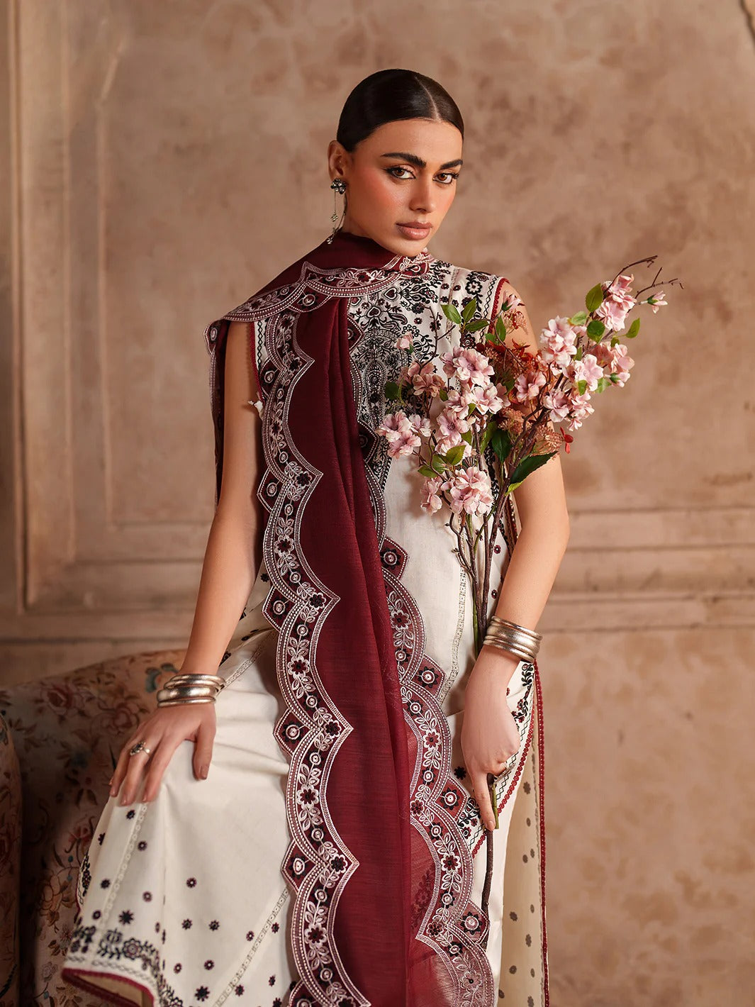 245-A | 3 PC UNSTITCHED LAWN