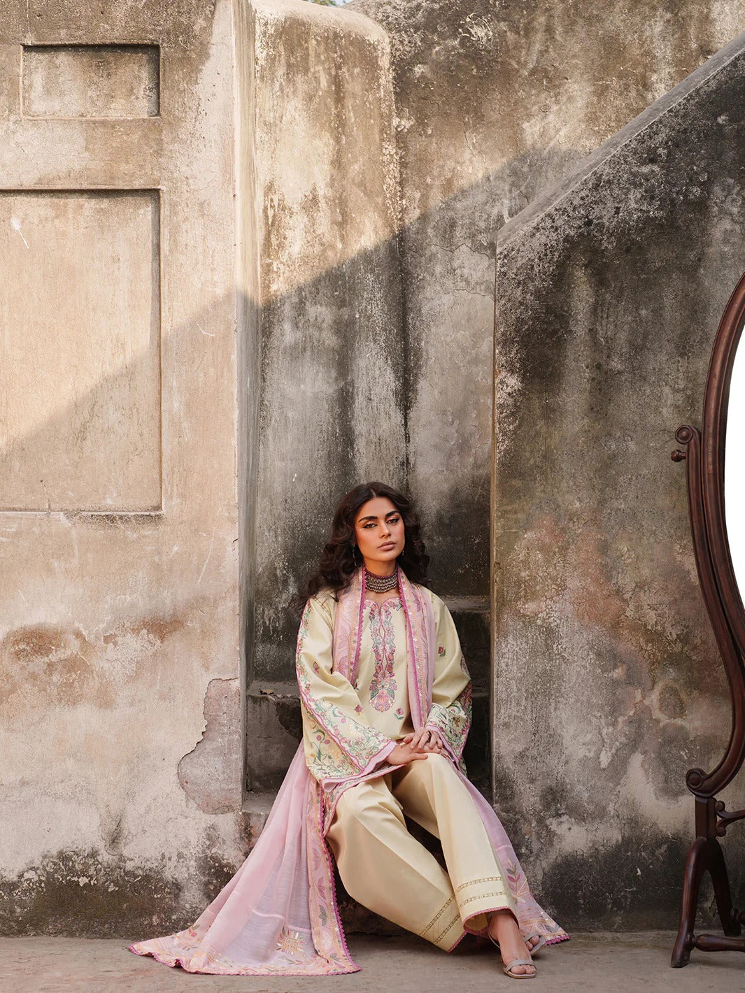 247-B | 3 PC UNSTITCHED LAWN